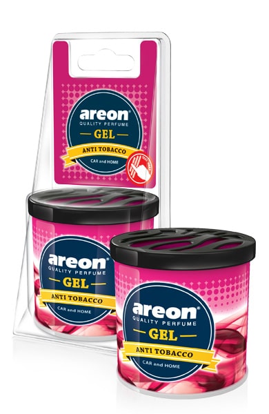 Areon Gel Can blister Anti Tobacco