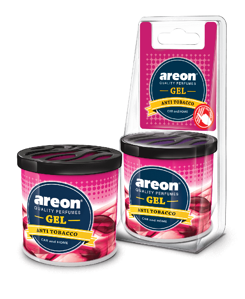 Areon Gel Can blister Anti Tobacco