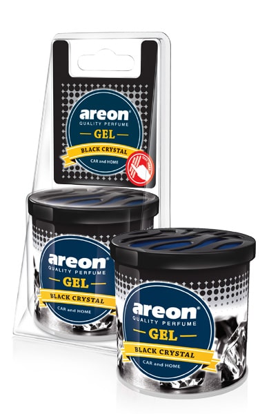 Areon Gel Can blister Black Crystal