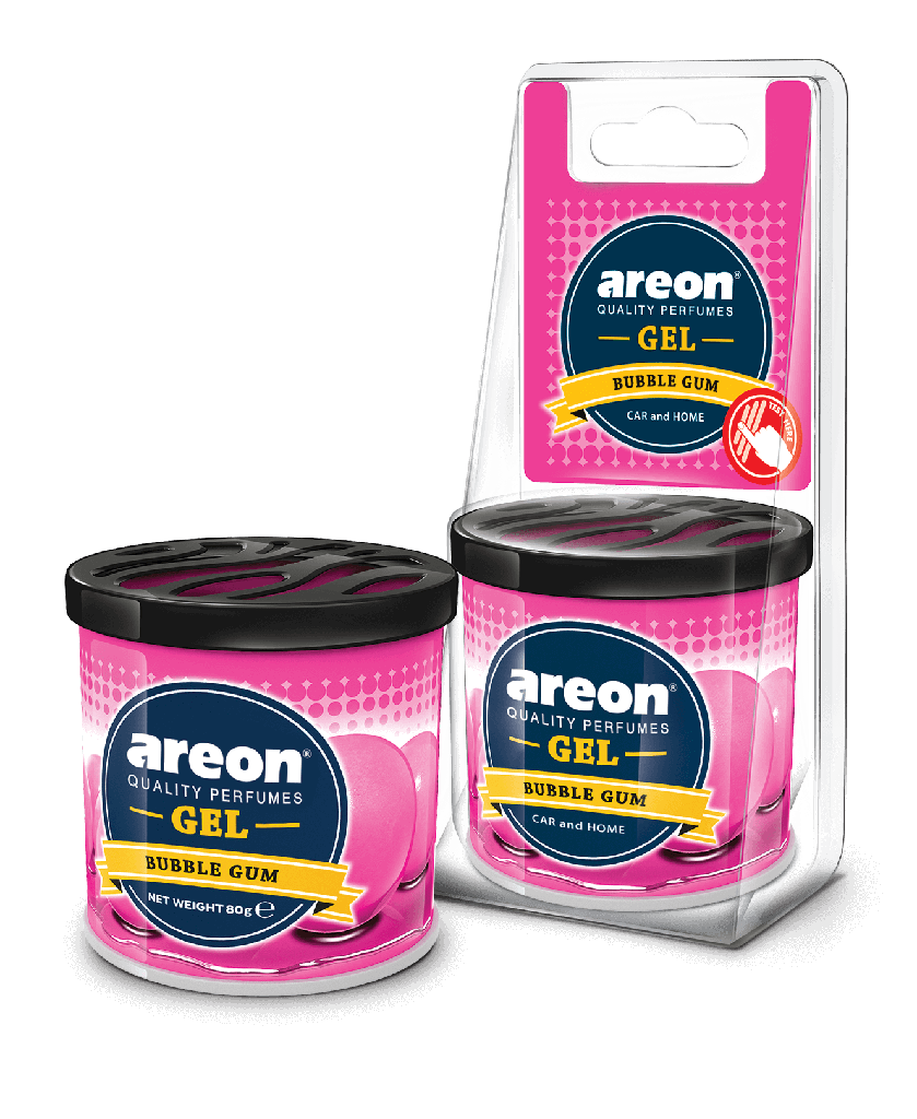 Areon Gel Can blister Bubble Gum