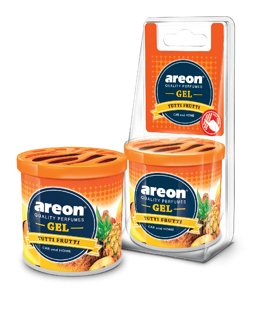 Areon Gel Can blister Tutti Frutti