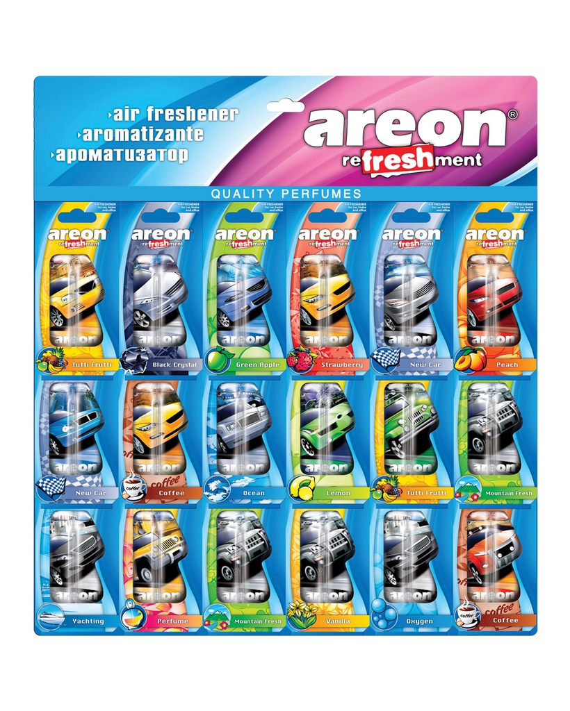 Areon Liquid 8.5 ml  Placa 18 bucati