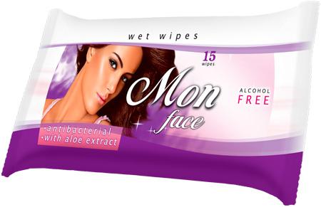 Wet Wipes- Mon Face with aloe extract