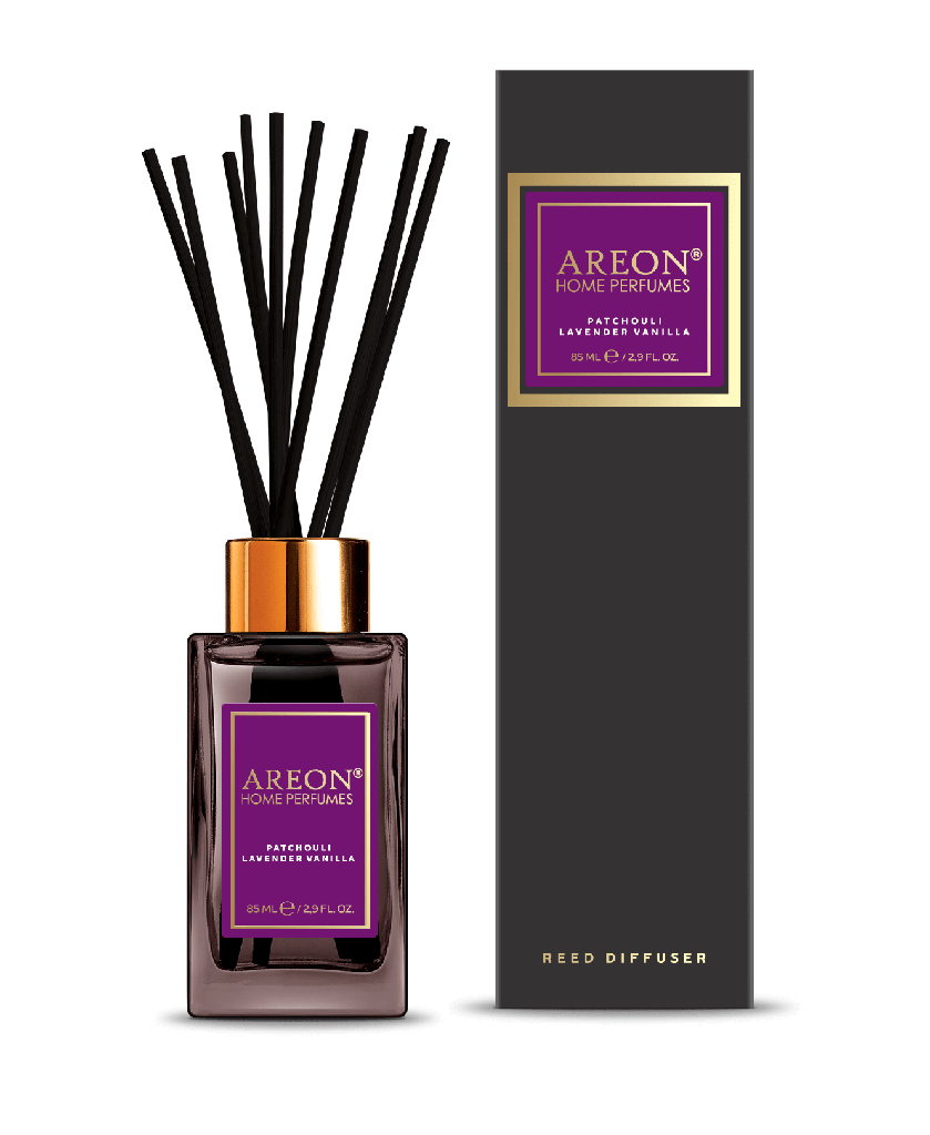 Areon Home Perfume 85 ml Patchouli Lavender Vanilla Black Line