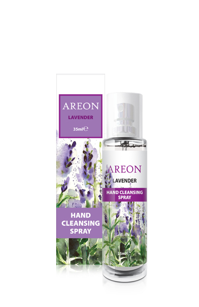 Spray pentru curatarea mainilor 35 ml Areon Lavander