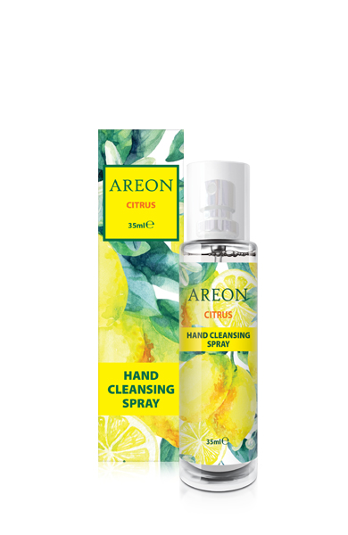 Spray pentru curatarea mainilor 35 ml Areon Citrus