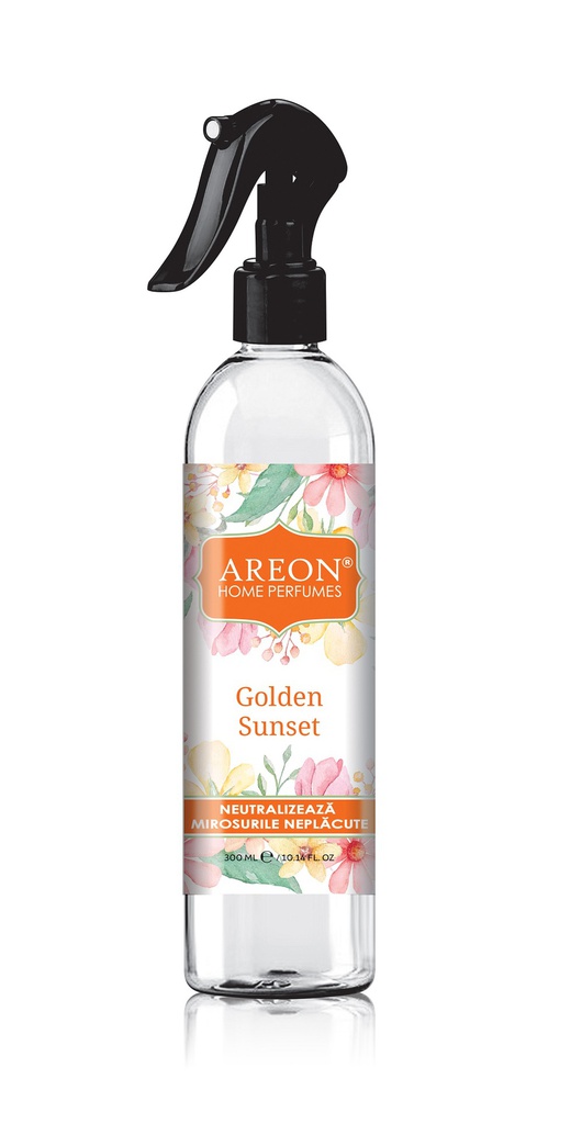 Areon Home Malodor Control SPRAY 300 ML Golden Sunset