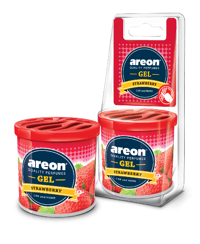 Areon Gel Can blister Strawberry