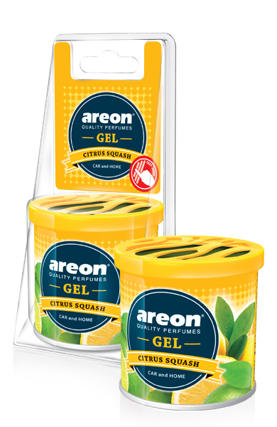 Areon Gel Can blister Citrus Squash