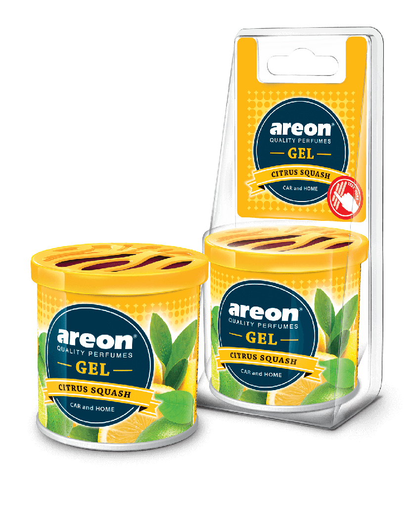 Areon Gel Can blister Citrus Squash