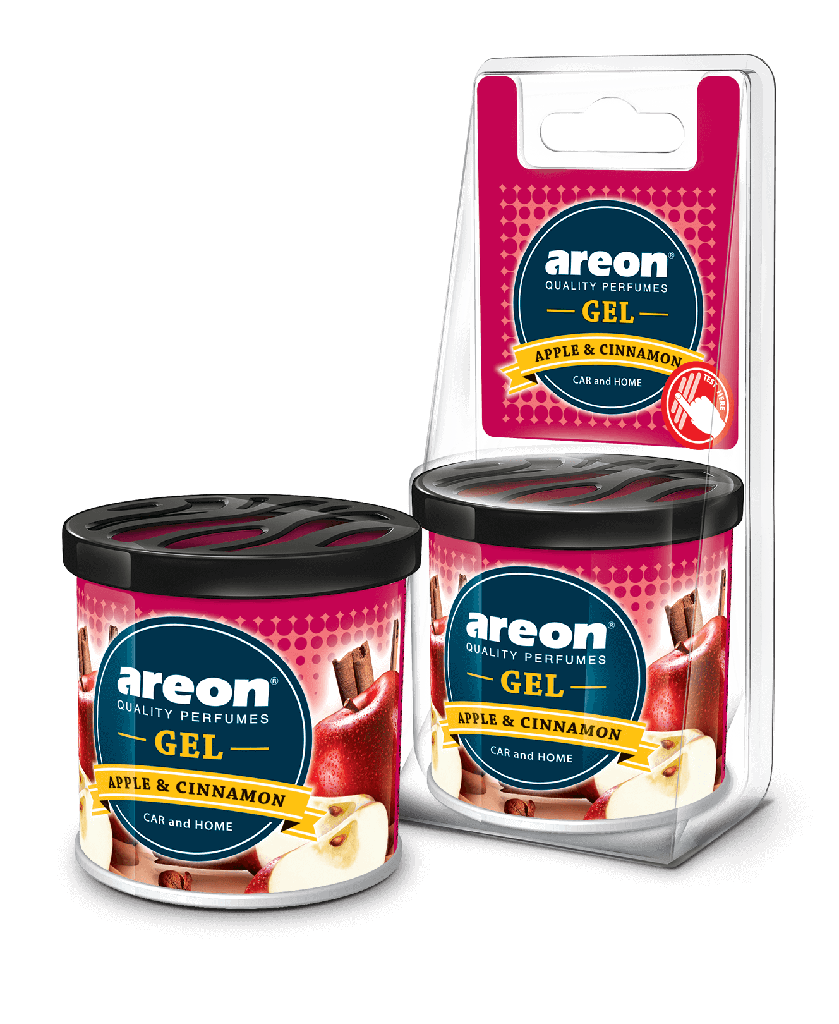 Areon Gel Can blister Apple&amp;Cinnamon