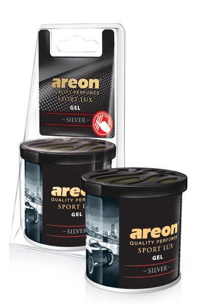 Areon Gel Can blister Sport Lux Silver