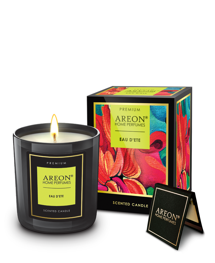 Areon Home Premium Scented Candle Eau D'ete