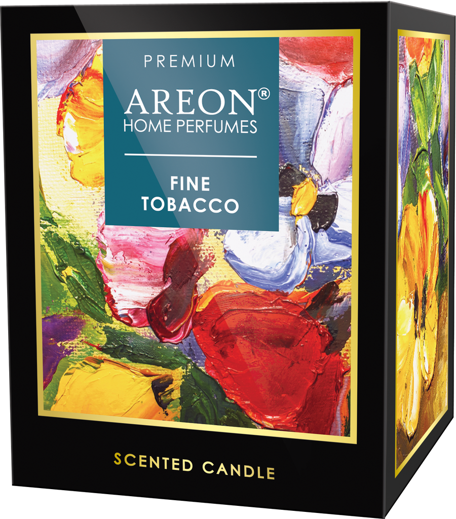 Areon Home Premium Scented Candle Fine Tabacco