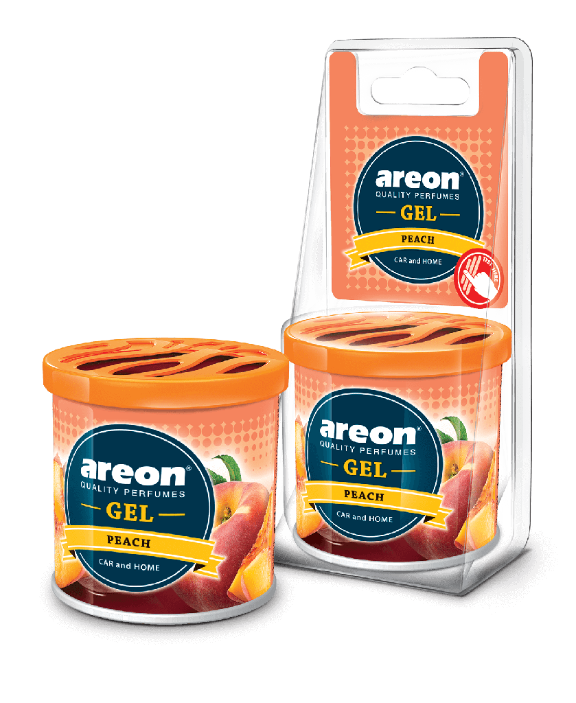 Areon Gel Can blister Peach