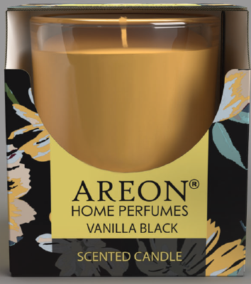 Areon Home Scented Candle Vanilla Black