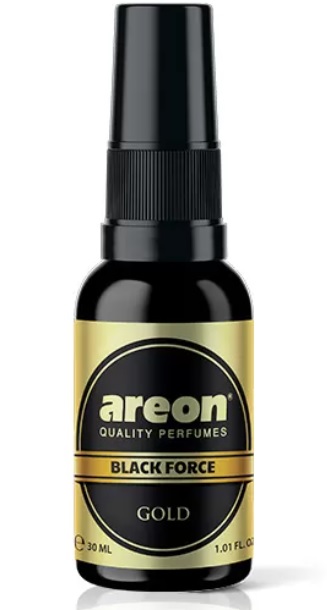 Areon Perfume Spray Black Force 30 ml Gold