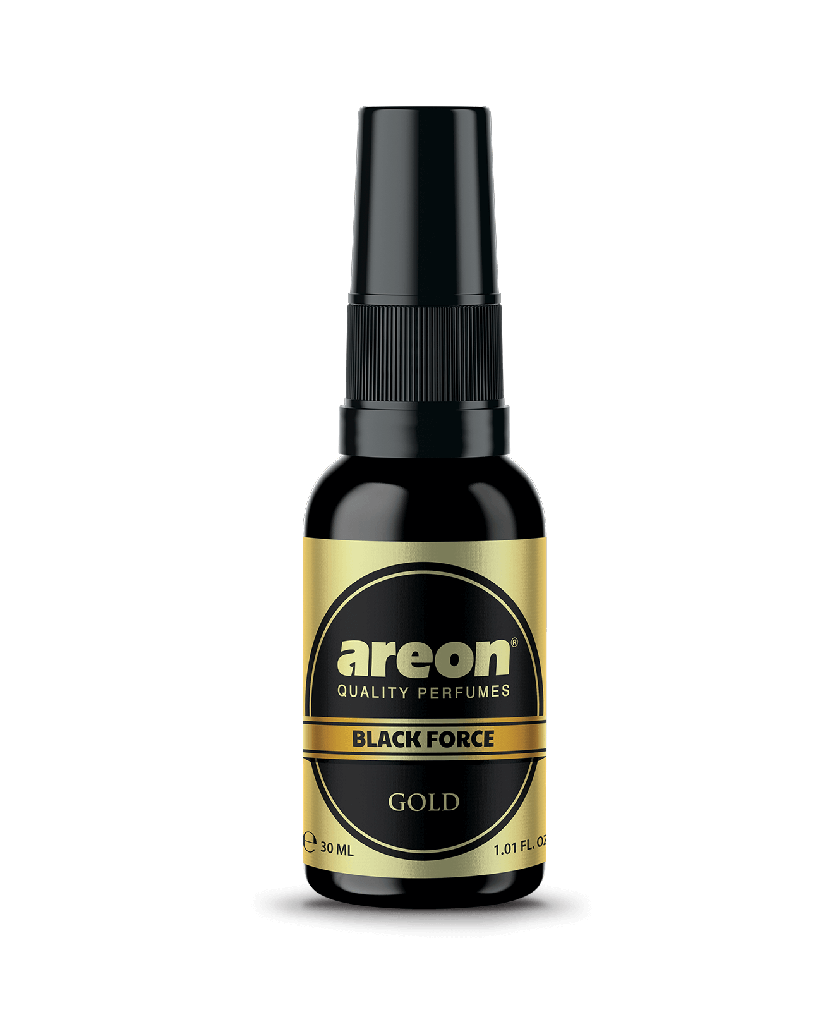 Areon Perfume Spray Black Force 30 ml Gold