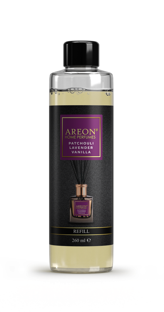 Areon Home Perfume 260 ml Refill Patchouli Lavender Vanilla Black Line
