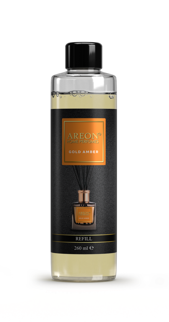 Areon Home Perfume 260 ml Refill Gold Amber Black Line