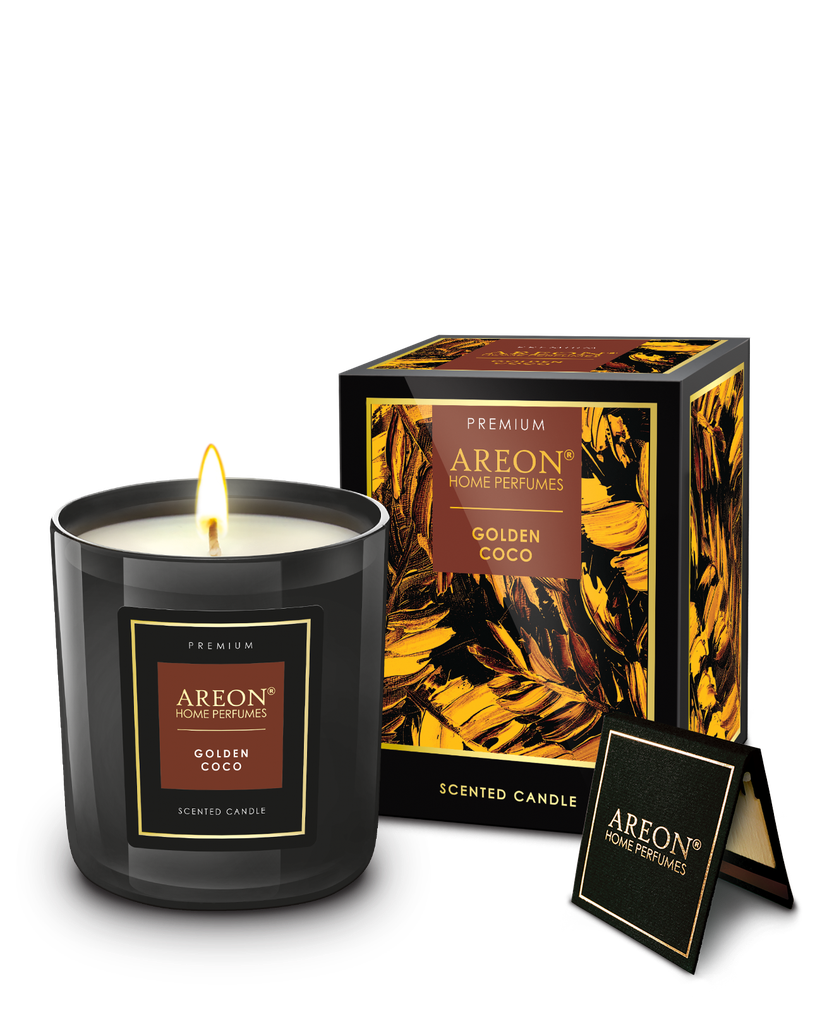 Areon Home Premium Scented Candle Golden Coco