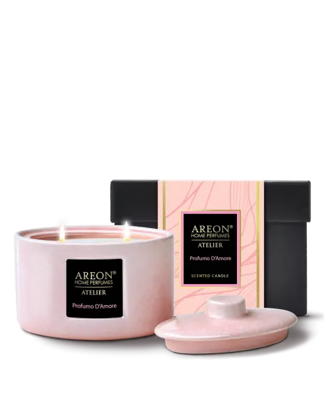 Areon Home Premium Scented Candle Atelier Profumo D'Amore