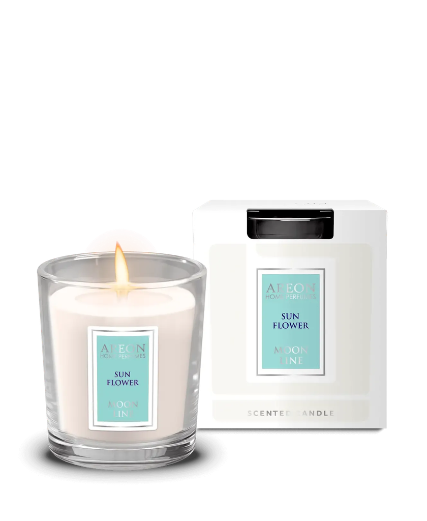 Areon Home Premium Scented Candle Moon Line Sunflower