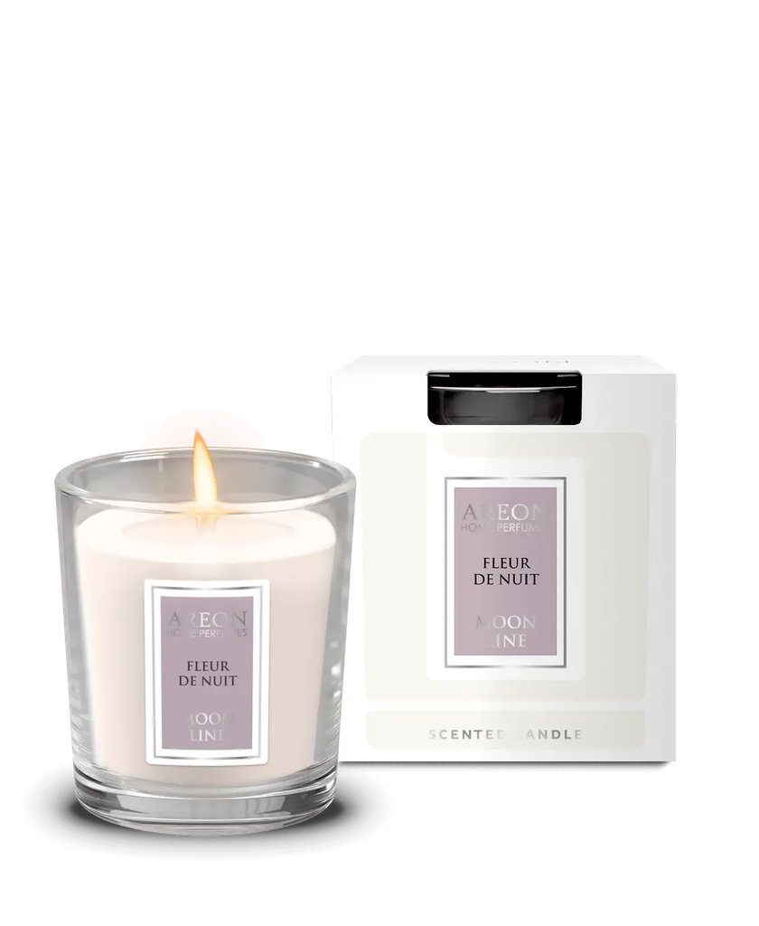 Areon Home Premium Scented Candle Moon Line Fleur de Nuit