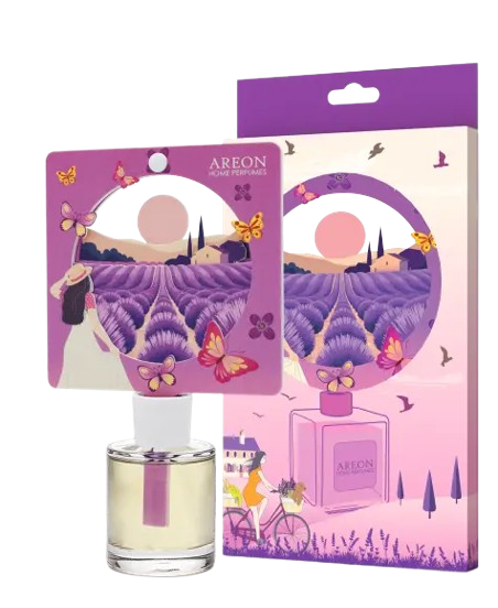 Areon Diffuser Cards 3D ART pentru Home Perfume - Lavender field