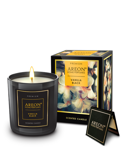 [PC09] Areon Home Premium Scented Candle Vanilla Black