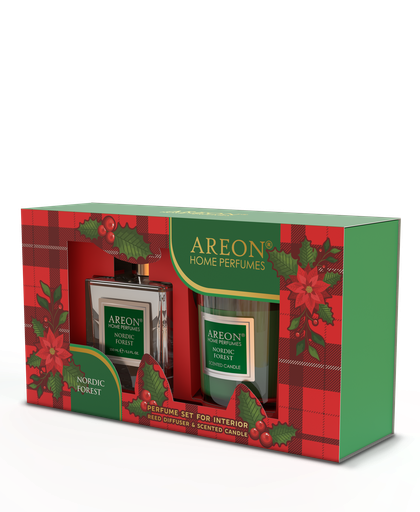 [SHP14] Set Home Perfume 150 ml + Candle Nordic Forest