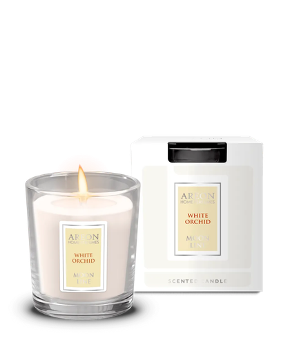 [CML06] Areon Home Premium Scented Candle Moon Line White Orchid