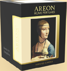 [CMS02] Areon Home  Scented Candle Maestri Dama con l'ermellino